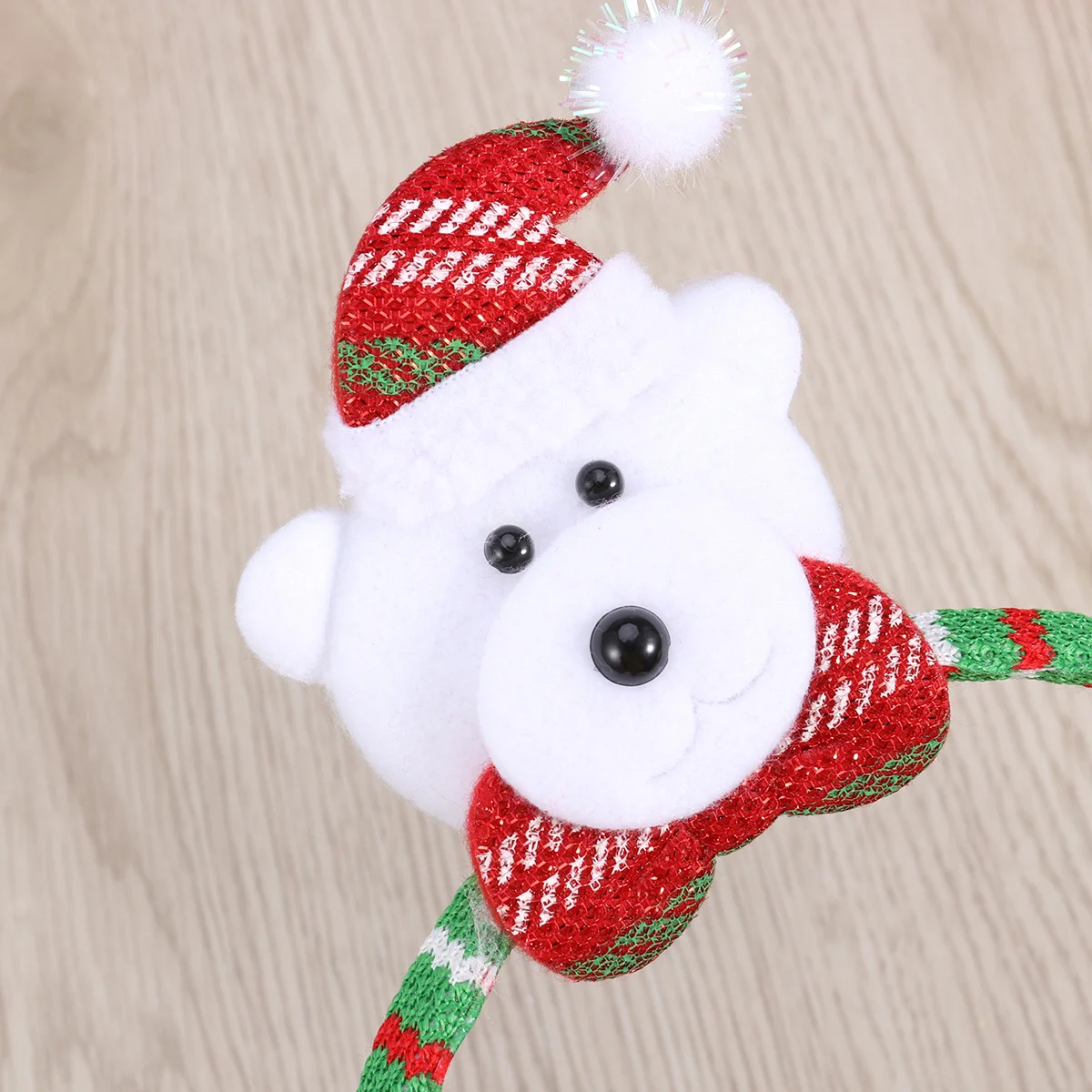 

Bear Earmuffs Winter Warm Headband Christmas Cute Ears Cover for Festive Hat