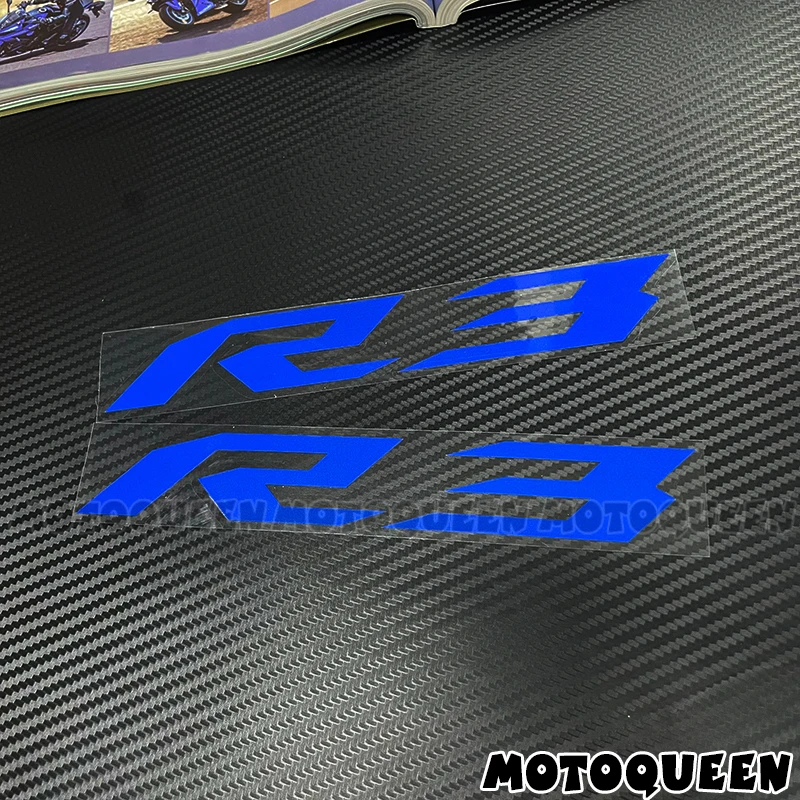 For YZF-R3 YZF R3 2X Motorcycle Body Shell Wheels Fairing Label Emblem Helmet Tank Pad Decoration Reflective Decals Stickers 6