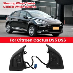 98004092ZD Car Steering Wheel Cruise Audio Volume Control Switch Buttons For Citroen Cactus DS5 DS6