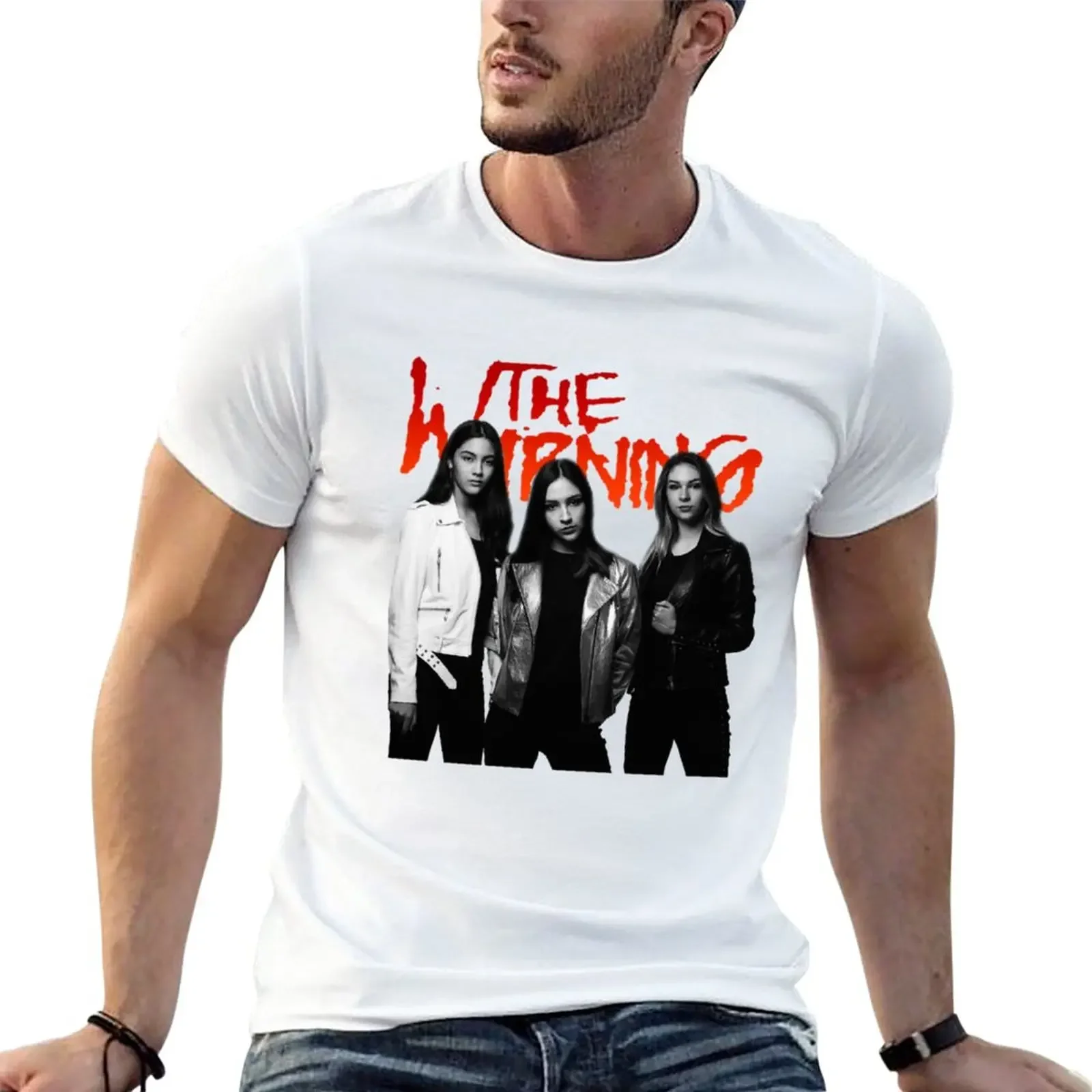 

T-Shirt graphic t shirts Short mens funny New The is a rock band Most Popular Round Neck streetwear heavyweight vintage Summer