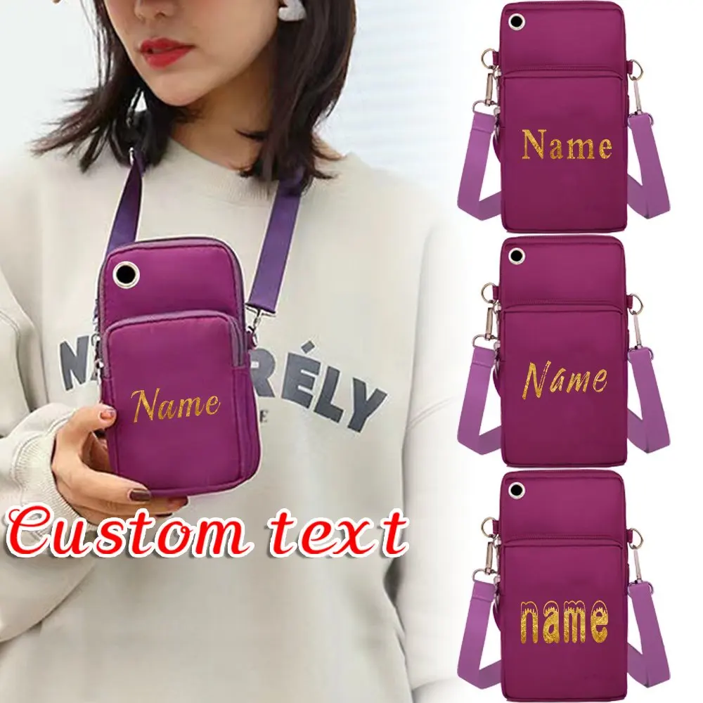 

Персонализированная модная сумка через плечо для телефона, портативная многофункциональная сумка-мессенджер для путешествий на открытом воздухе