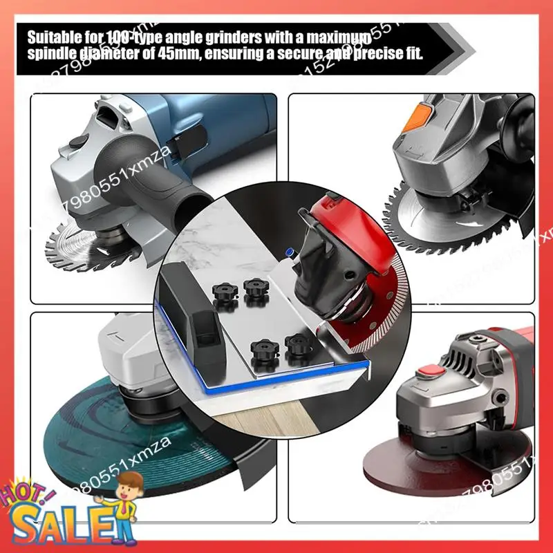 ABCL Angle Grinder Stand For Tile 45° Grinder Chamfering Tool,Angle Grinder Tool For 100-Type Angle Cutting  Stone