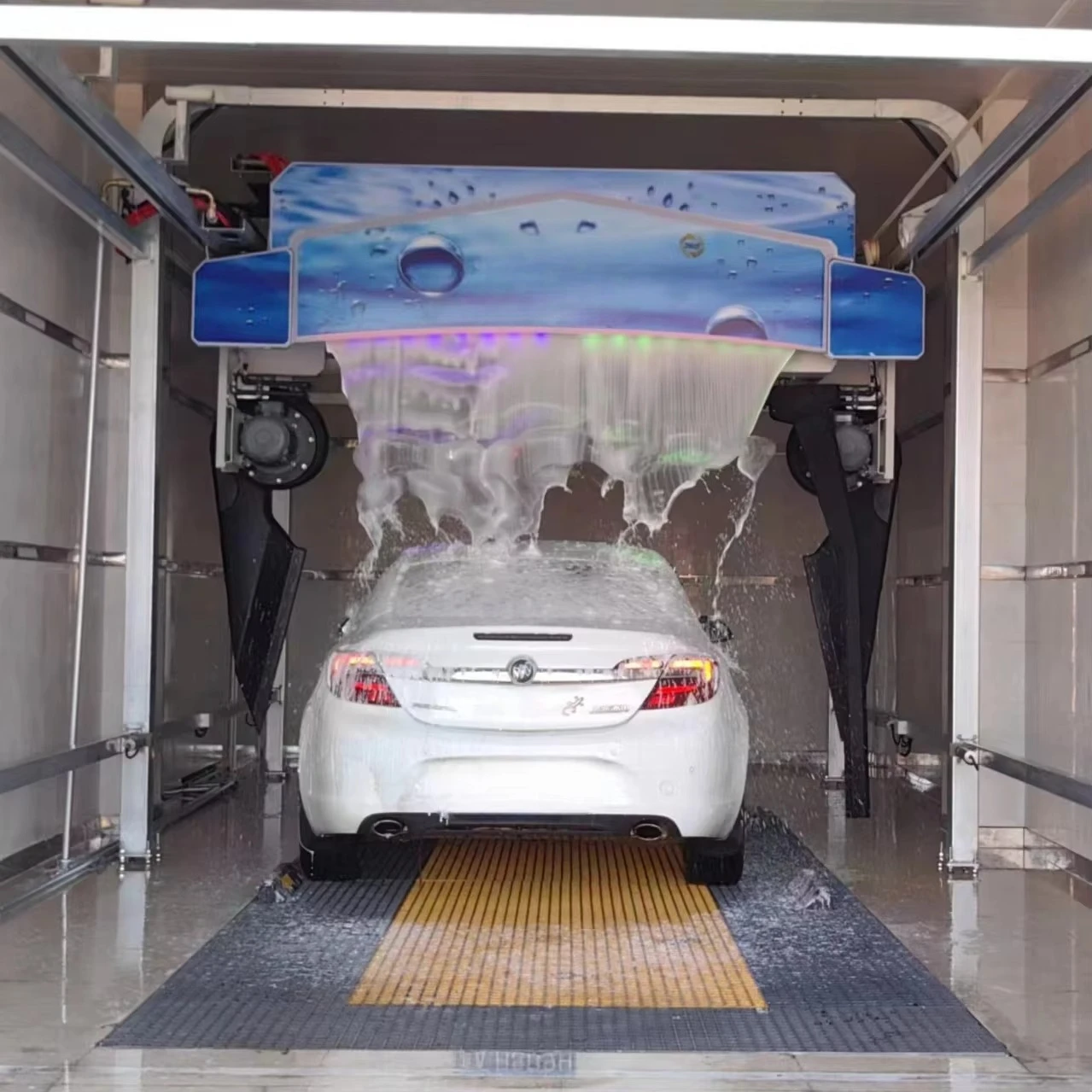 Support Customization Electric Computer Control 360 High Pressure Touchless Automatic Stainless Steel Car Wash Machine for