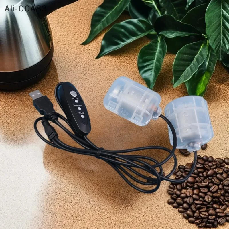 Motor Pijat USB 5V 3 Kecepatan DC Tahan Lama & Kebisingan Rendah, Pemijat Bergetar Kepala Ganda/Tunggal untuk Bantal/Bantalan/Pinggang