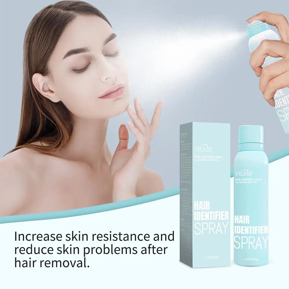 Painless Facial Hair Removal Spray For Hair Identification Face Shaving Skin Care, Effective Hair Remover Daily Beauty 114g P1P6