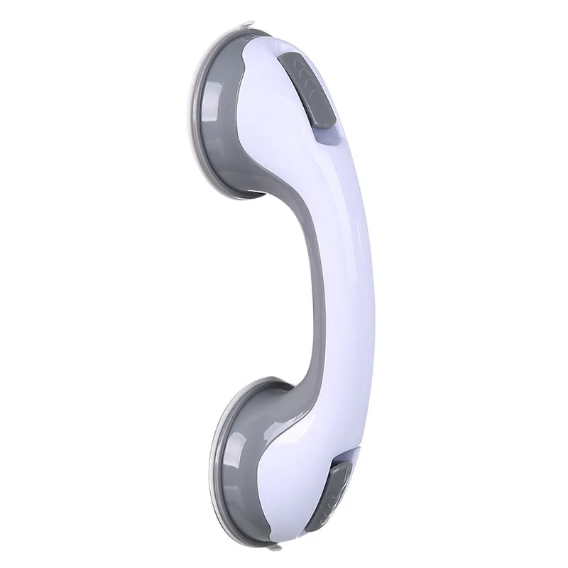 1pcs New Shower Handle Safety Helping Handle Anti Slip Support Toilet Bathroom Safe Grab Bar Vacuum Sucker Suction Cup Handrail