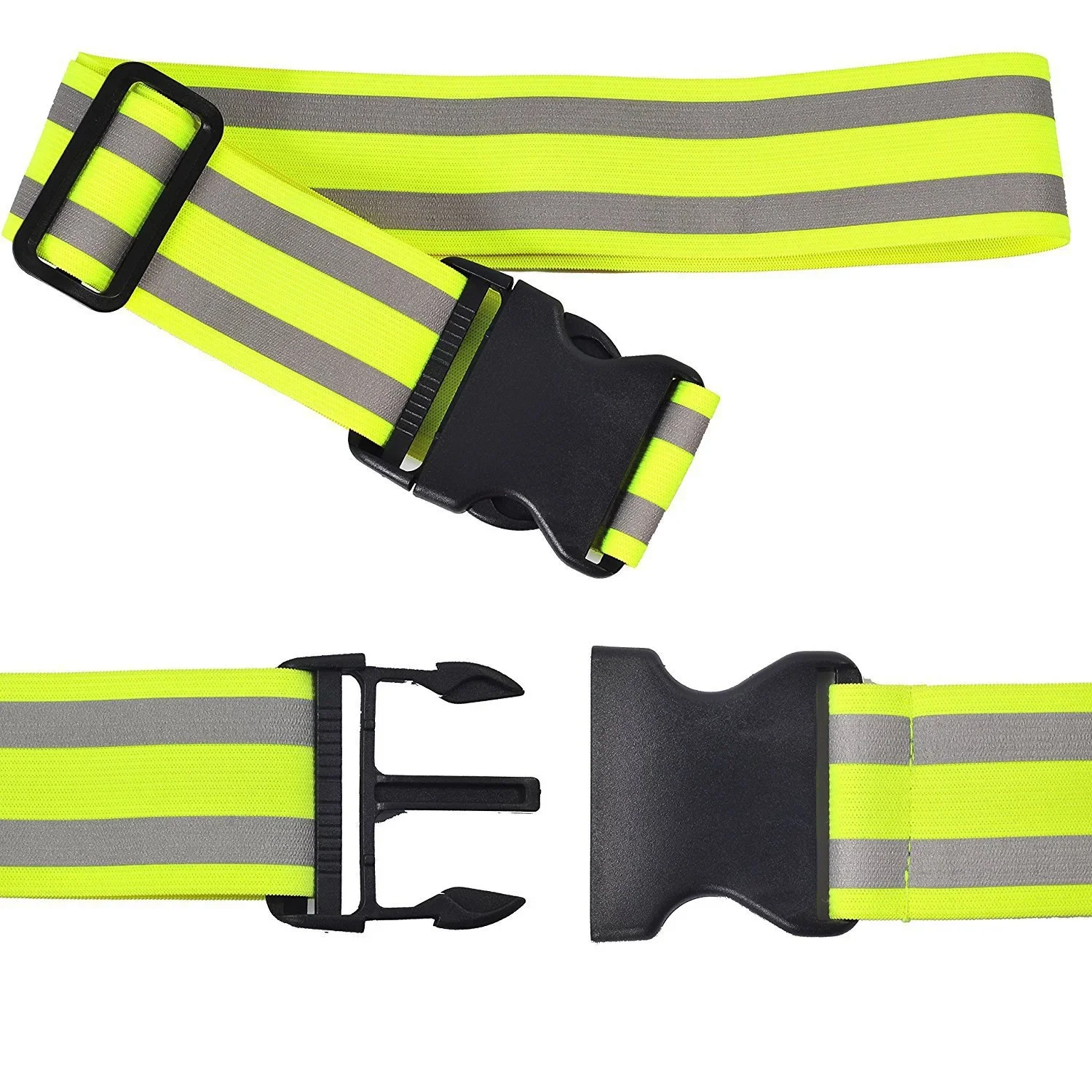 Outdoor Night Running Riding Reflective Belt, Cycling Sports High Visible Night Security Protection Glow Tape Reflector Tape