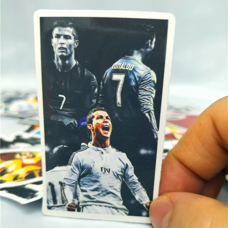 50Pcs/Pack Soccer Star Cristiano Ronaldo Graffiti Wall Stickers DIY Luggage Guitar Laptop Waterproof PVC Classic Sticker Decals