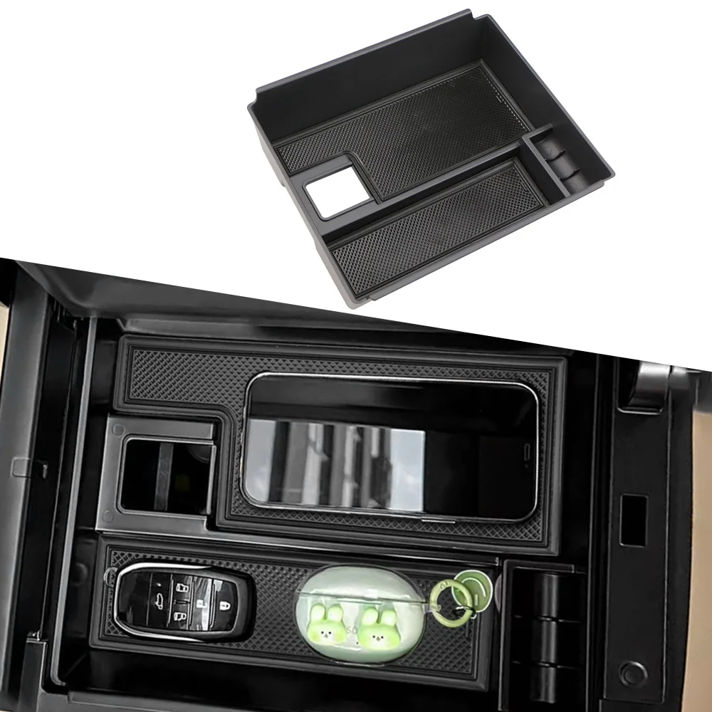 Auto-Armlehnen-Aufbewahrungsbox für Toyota Alphard 30 Vellfire 30 Serie 2015 - 2021 Mittelkonsolen-Aufbewahrungsbehälter Organizer Zubehör