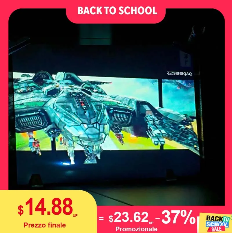 Holographic Rear Projection Film Self-Adhesive Transparent Screen Sticker 4K For Home Shop Window Glass Commercial Advertising