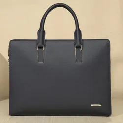 High Quality Genuine Leather Cowhide Handbag Men's Business Messenger Bag Briefcase Hand Holding Office
