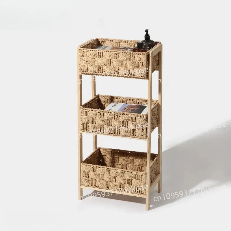 Snack Rack Multi-layer Installation-free Living Room Coffee Table High-value Fruit Storage Rack Integrated Simple Storage