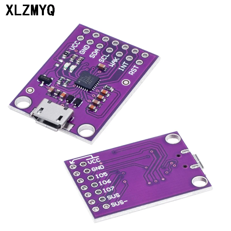 5pcs CP2112 TPYC-C MICRO-USB Interface Debugging Board USB To I2C Communication Module DIY Electronic Kit