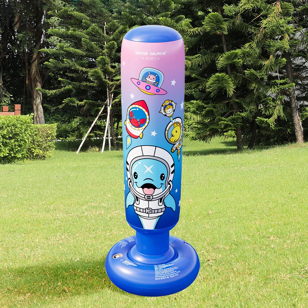 Inflatable Tumbler Punching Bag for Kids, Outdoor Toys Games, Home Gym Fitness, Boxing Fight Training, Stress Relief Toy