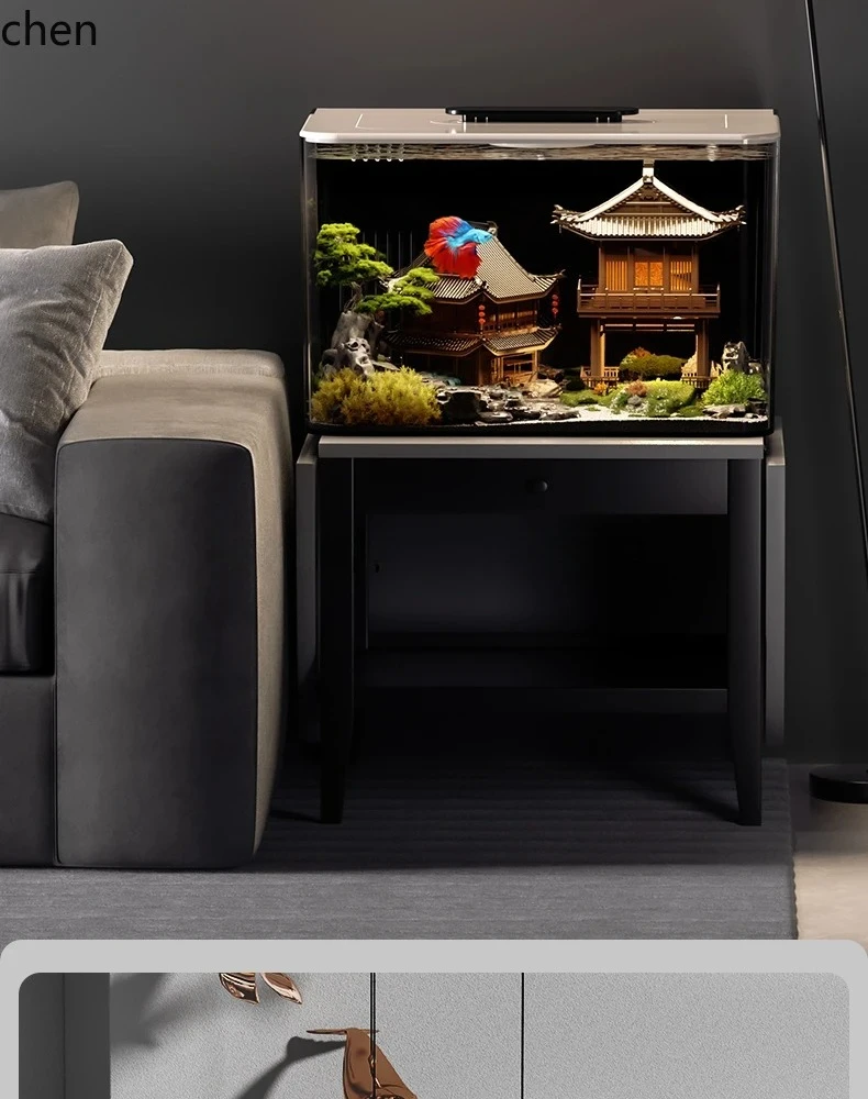 

b7- living room small integrated ecological self-recycling acrylic household small fish tank