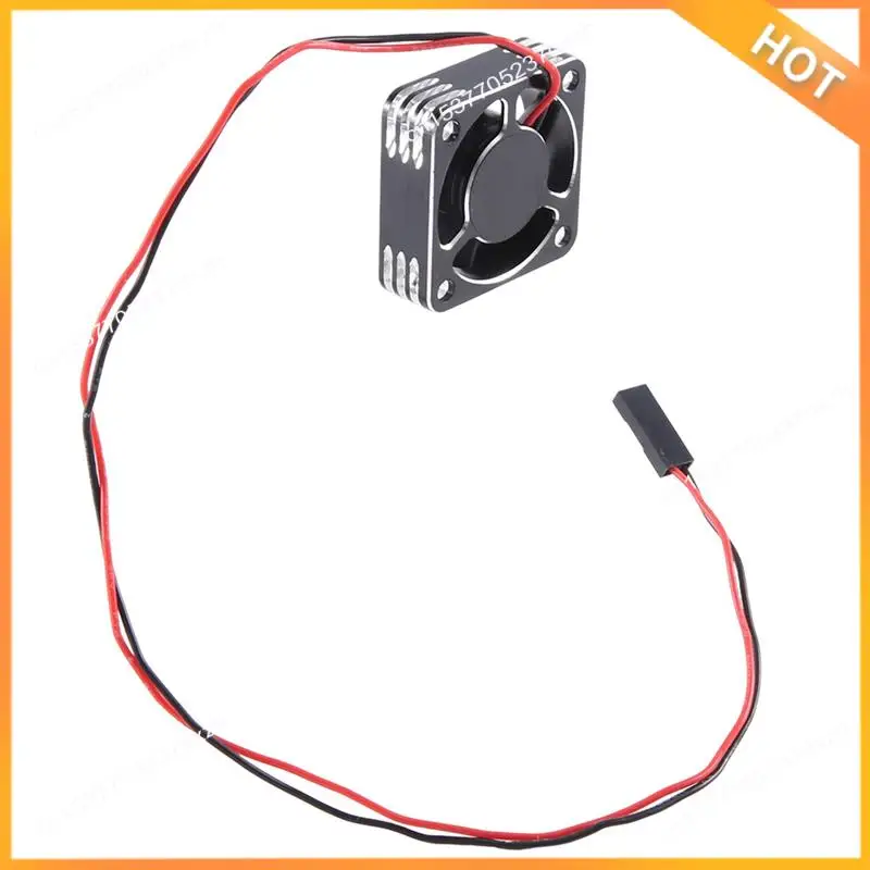 

A43M Metal Shell ESC Motor 25Mm Cooling Fan High-Speed Heat Dissipation Fan Cooler For RC Car Spare Part Accessory Silver