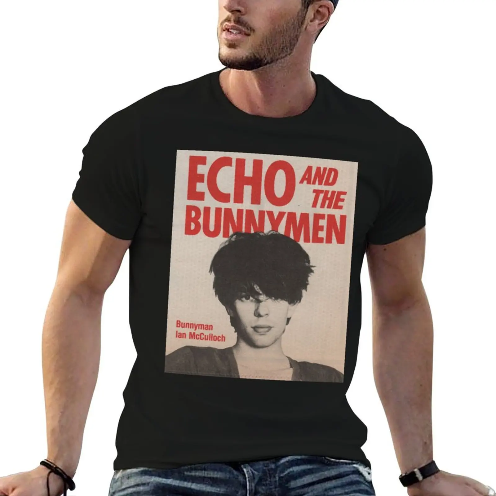 

ECHO AND THE BUNNYMEN T-Shirt man t shirts for men t shirts for man slim fit T-Shirt