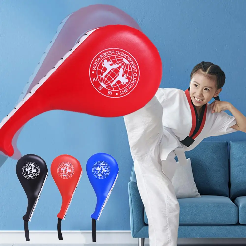 Children Boxing Hand Target Martial Thai Kick Sanda Training Taekwondo Boxing Pads Karate Mitt Focus Punch Pads Foot Target