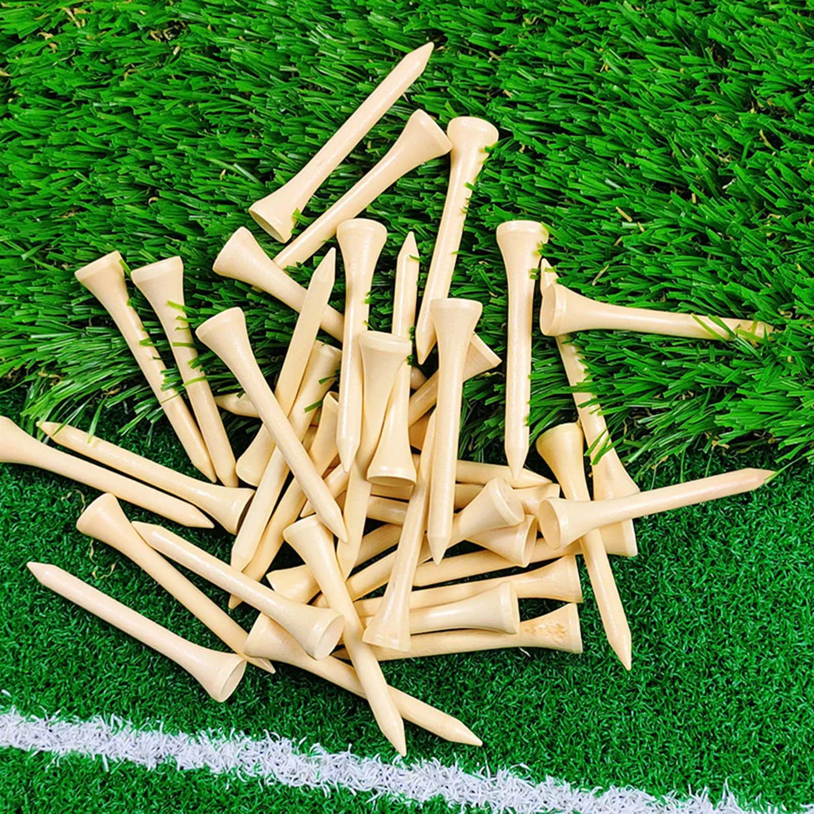 100pcs Wooden  Practical Design Serviceable Craftsmanship Tee Essential Accessory for Golf