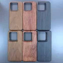 Real Wood Bamboo Back Case For Xiaomi Mi 13/13 Pro/13 Ultra/15/14 Pro  Rosewood Walnut Wooden Luxury Matte Hard Ultra Slim Cover