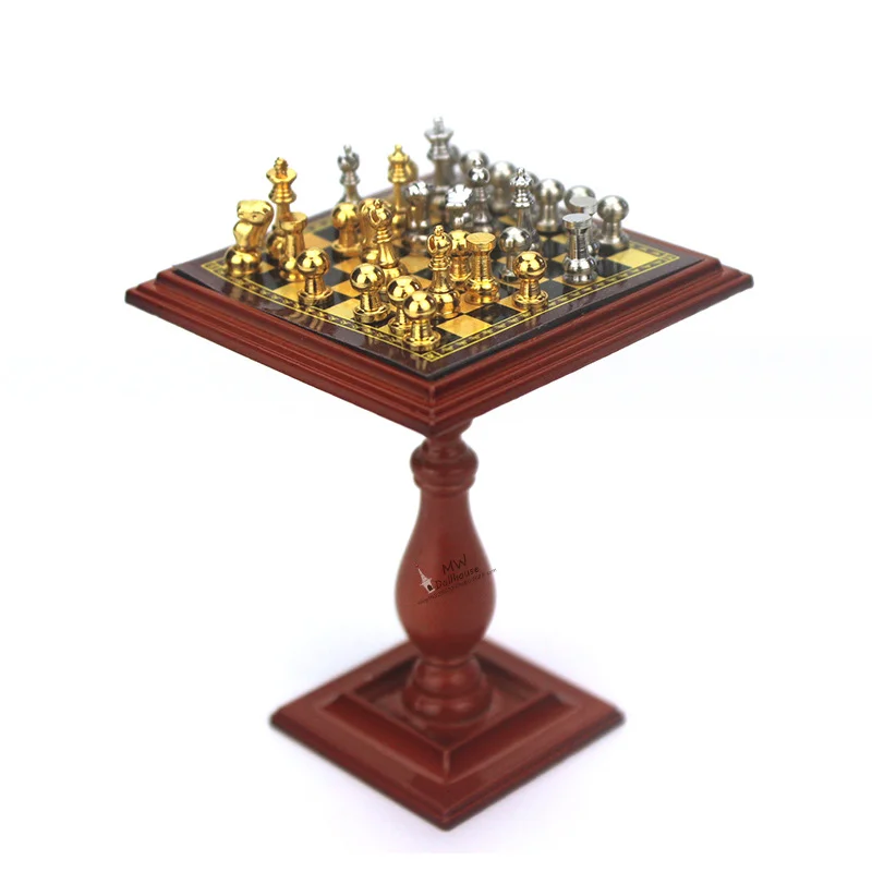 Mini Chess with Magnetic Miniature Food Play Scene Model, Foreign Trade, Hot-selling, 1:12