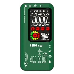 BSIDE S30X Intelligent Color Screen Multimeter Infrared Temperature tester Dual-mode power supply large-screen multimeter