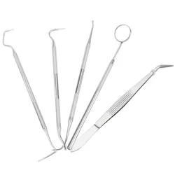 5 Teile/satz Professionelle Edelstahl Dental Oral Hygiene Tiefen Reinigung Professionelle Zahnarzt Zähne Pflege Sauber Oral Hygiene Werkzeuge