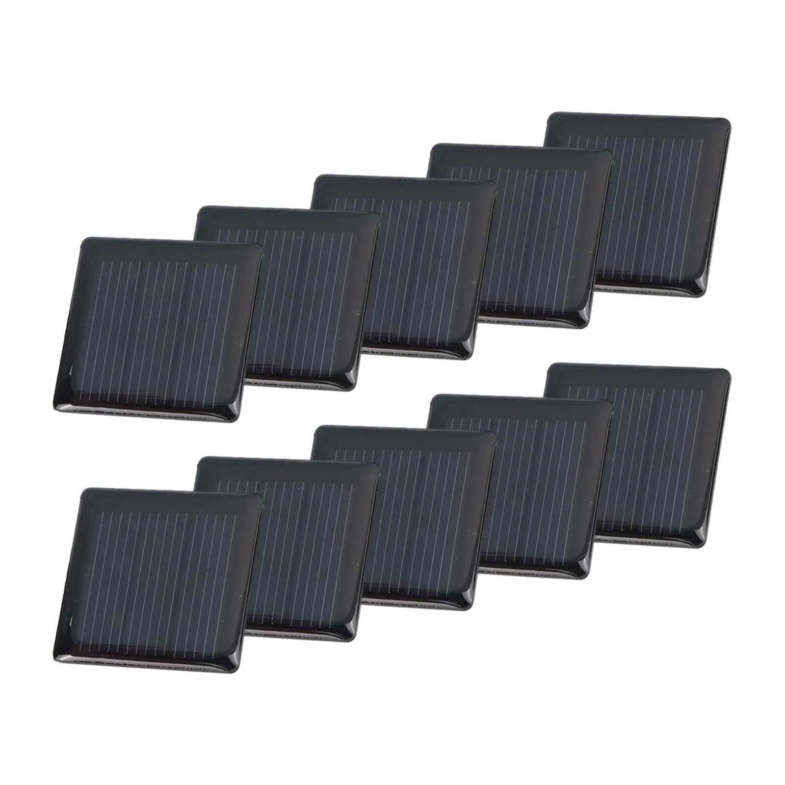 10pcs Solar Panel Cell 1 5V 60mA Compact Size For DIY Projects Suitable For Solar Water Pumps And Small Electrical Devices