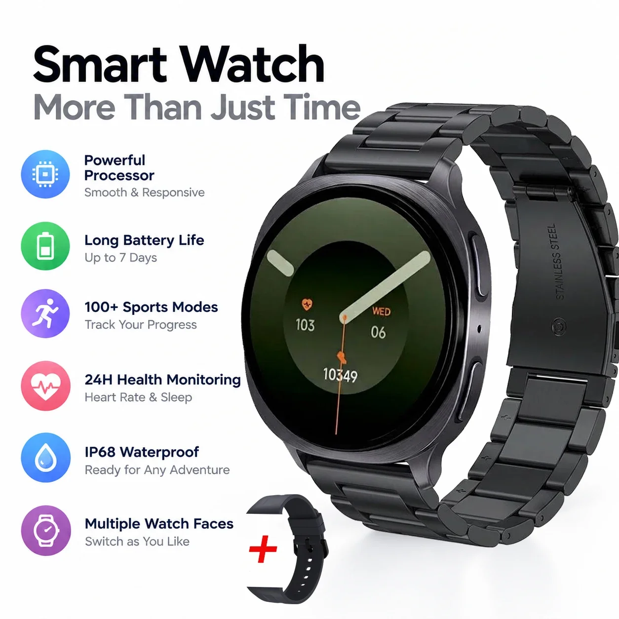 NEW Mini Smart Watch with Precision Sensors