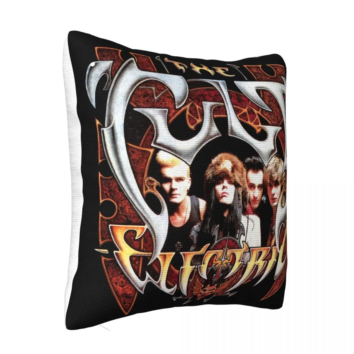 The Cult Electric Tour Skull Logo Rock Band Mens Black Size S To 3Xl Top 2021 Pillow Case