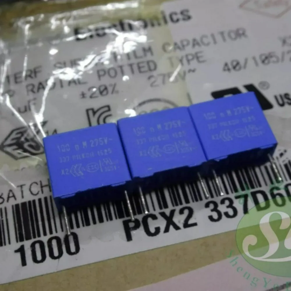 

10pcs/lot MKP337 0.1uf 275vAC 100nf u1 104 M Brand New 10mm Film Capacitor PCX2337D60104