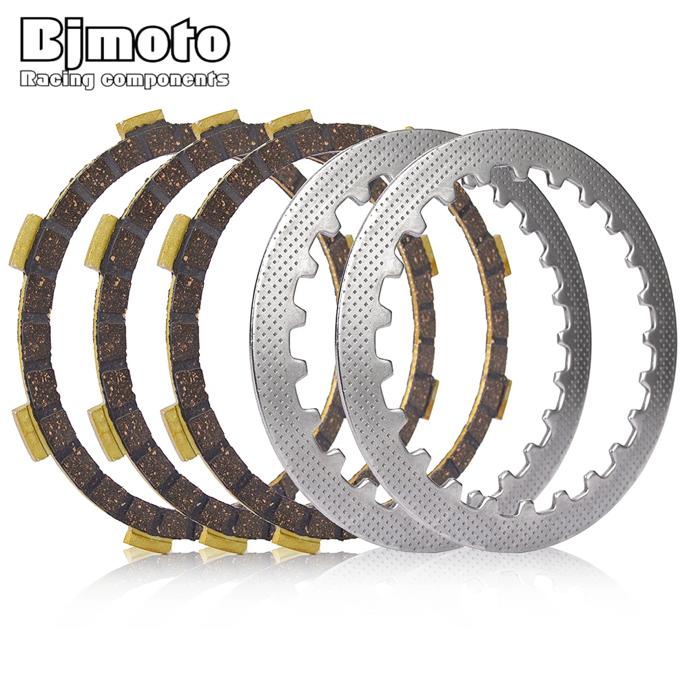 Clutch Friction Plates For Yamaha TY80 TY80A TY80B TY50 TY50M TZ50 3XM TZR50 3TU 4EU TZR50R YG5T YG5S YSR80 YSR80A YSR80B YSR80D