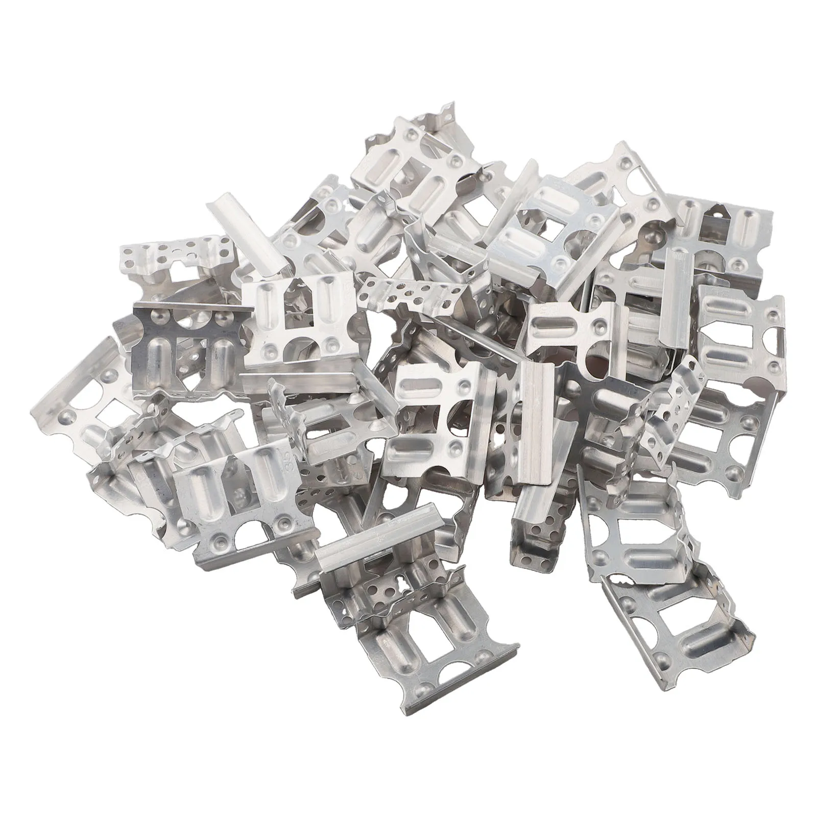 Pack of 50 Aluminum Solar Panel Frame Water Drain Clips with Automatic Water Deflector Designed for Photovoltaic Frames 30 45mm
