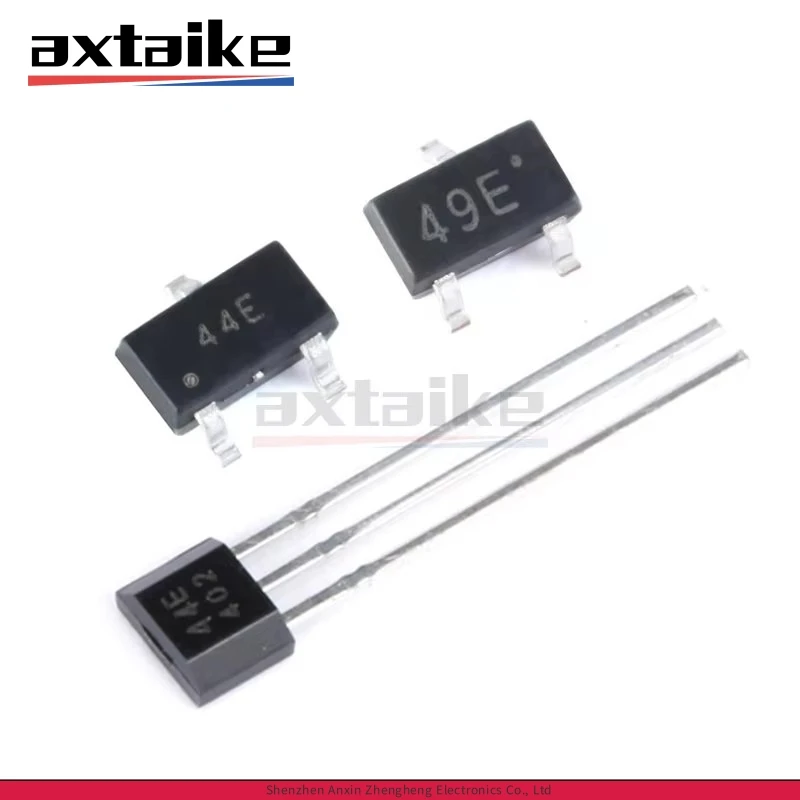 20PCS 44E 49E A3144 41F 40AF 3503 U18 OH137 3144 277 FS211 SOT23 TO92 Hall Element Effect Sensor Switch Brushless Electric Motor