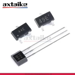 20PCS 44E 49E A3144 41F 40AF 3503 U18 OH137 3144 277 FS211 SOT23 TO92 Hall Element Effect Sensor Switch Brushless Electric Motor