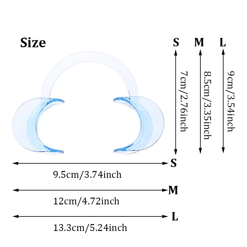 5Pcs Dental C-type Mouth Opener Orthodontic Mouth Support