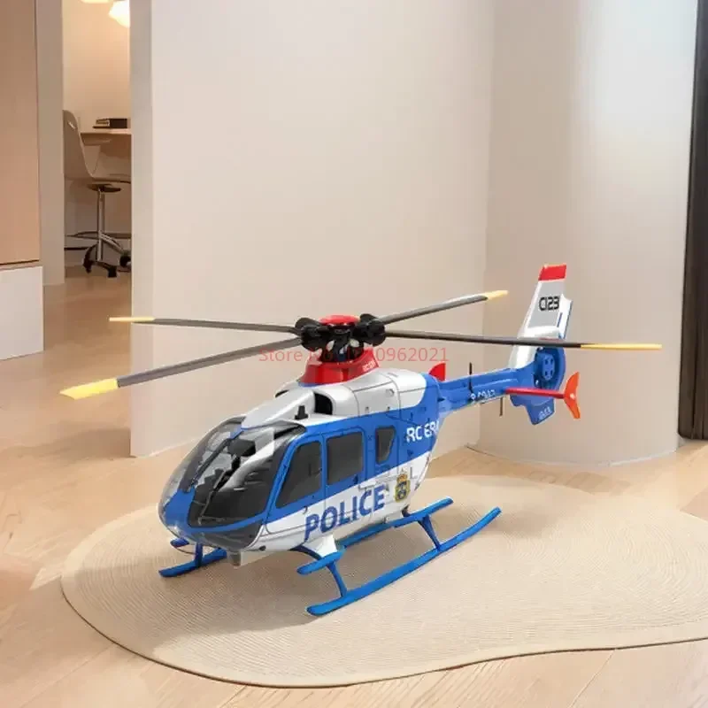 Remote Control Helicopter 6-Channels Rc C123 Simulated Aircraft Model Helicopter With Channel Dual Brushless Direct Drive Gifts