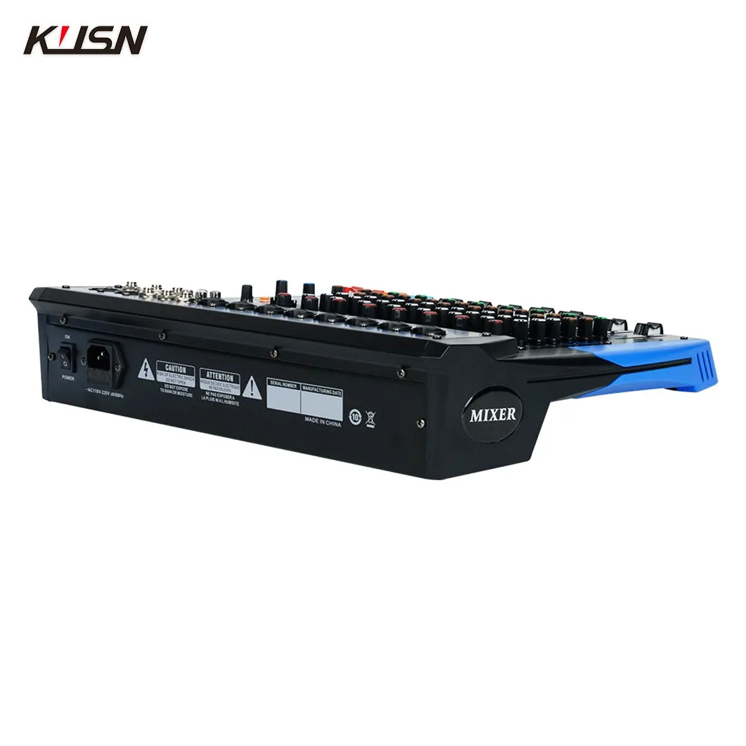 8 Channel 256 DSP Audio Mixer Sound Mixing Console with 24-bit DSP Bluetooth MP3 USB
