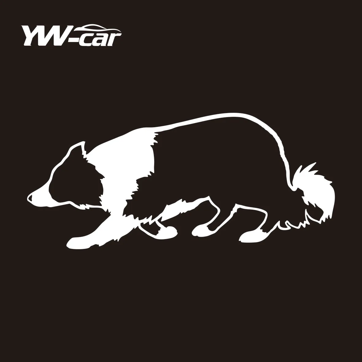 Boutique-stickers presenteert: Border Collie Breed-sticker - Een must - hebben een exterieur accessoire voor hondenliefhebbers