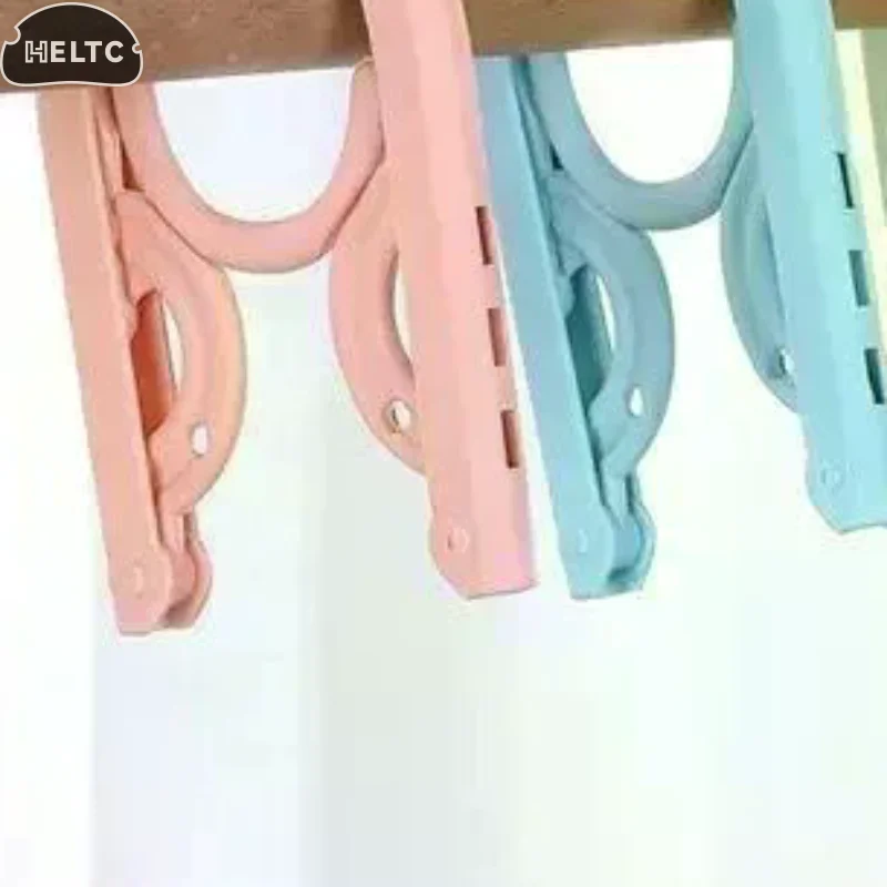 1/5 PCS Portable Folding Clothes Hangers Non Slip Design Durable Material Perfect For Travel Business Trips Camping