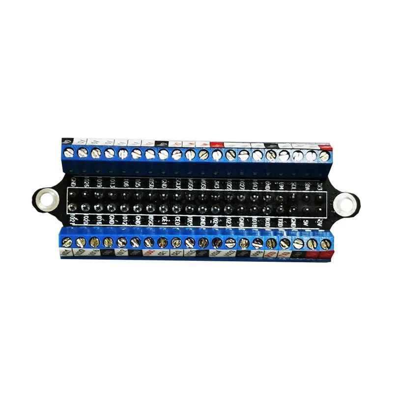 Raspberry Pi GPIO Erweiterungsplatine Mini-Schraubklemme 40P Pin Lead-out Aufkleber Acrylplatte mit Schraubendreher für RPI 4B