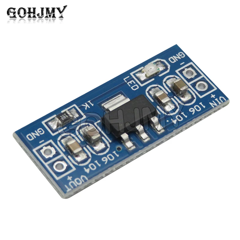 Módulo de potencia AMS1117 3,3 V, 5 piezas, 3,3 V, sin pines soldados, nuevo producto