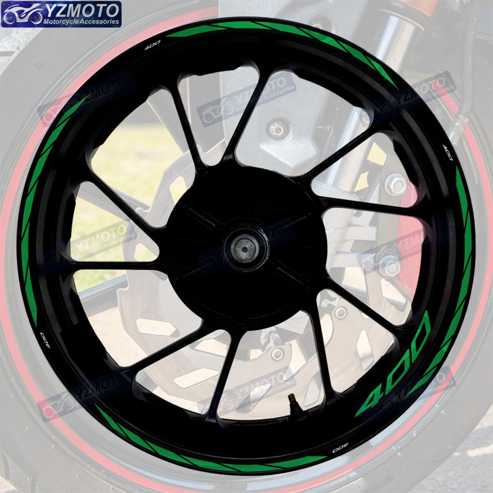 

Motorbike Reflective 17 Inch Wheel Stickers Rim Stripe Tape Hub Motorcycle Decal Accessories Decorate For NINJA400 Ninja 400