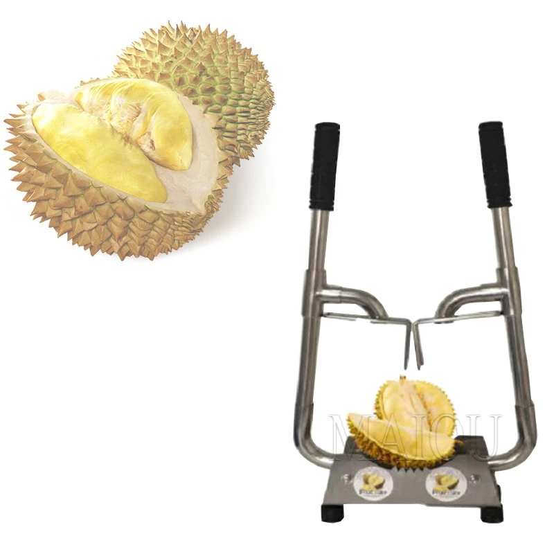Máquina manual aberta de durian, ferramenta comercial de faca para descascar durian