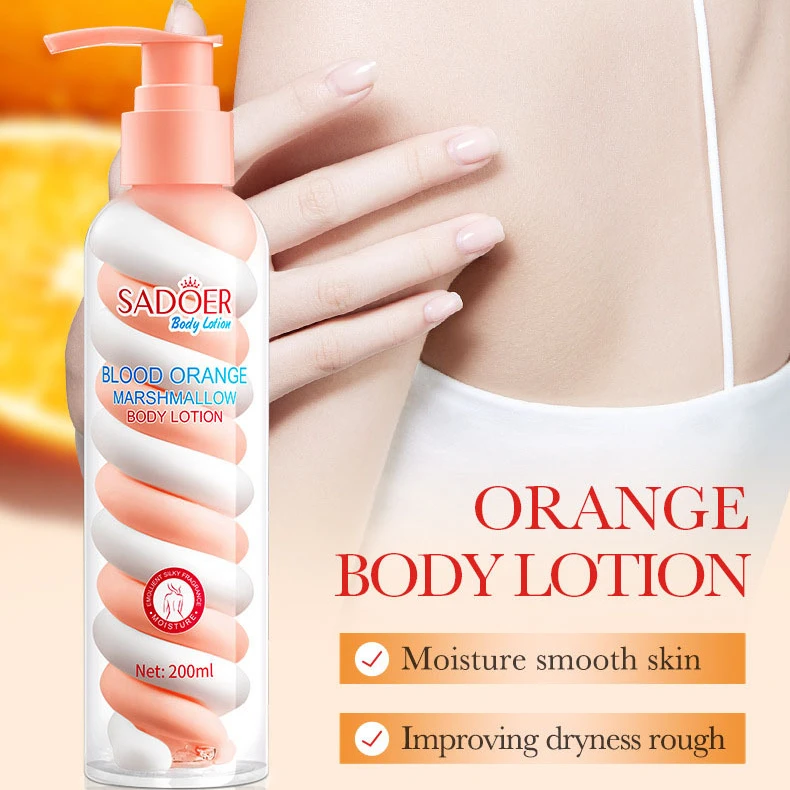 

200ml Cotton Candy Body Lotion Moisturizing Tender and Beautifying Cream Skin Whitening Body Whitening Cream