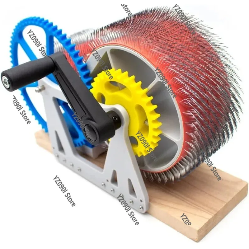 

Hand Cranked Wool Combing Machine DIY Wool Felt Making Yarn Mixing Processing Tool