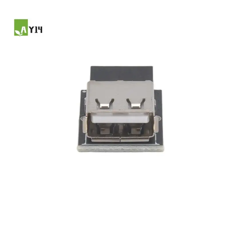 AY14 -9Pin To 1 Port USB Adapter Connector PC Internal Motherboard 9Pin To USB2.0 Type A Female Converter For Desktop Computer D