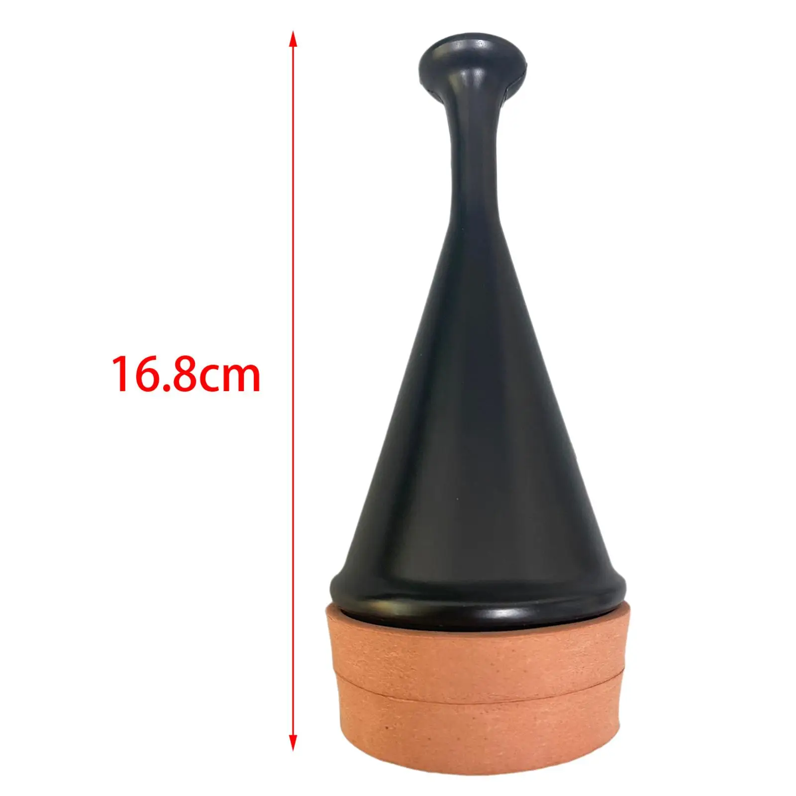 Plastic French Horn Mute Silencer Portable Practice Sordine Brass Instrument for Home Training