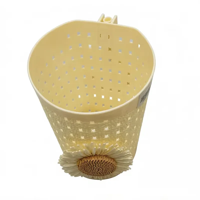 Compact Rotating Hook Storage Basket for Kitchen Bathroom Dorm Desktop Organization Multi Purpose Hanging Rack Space Saving