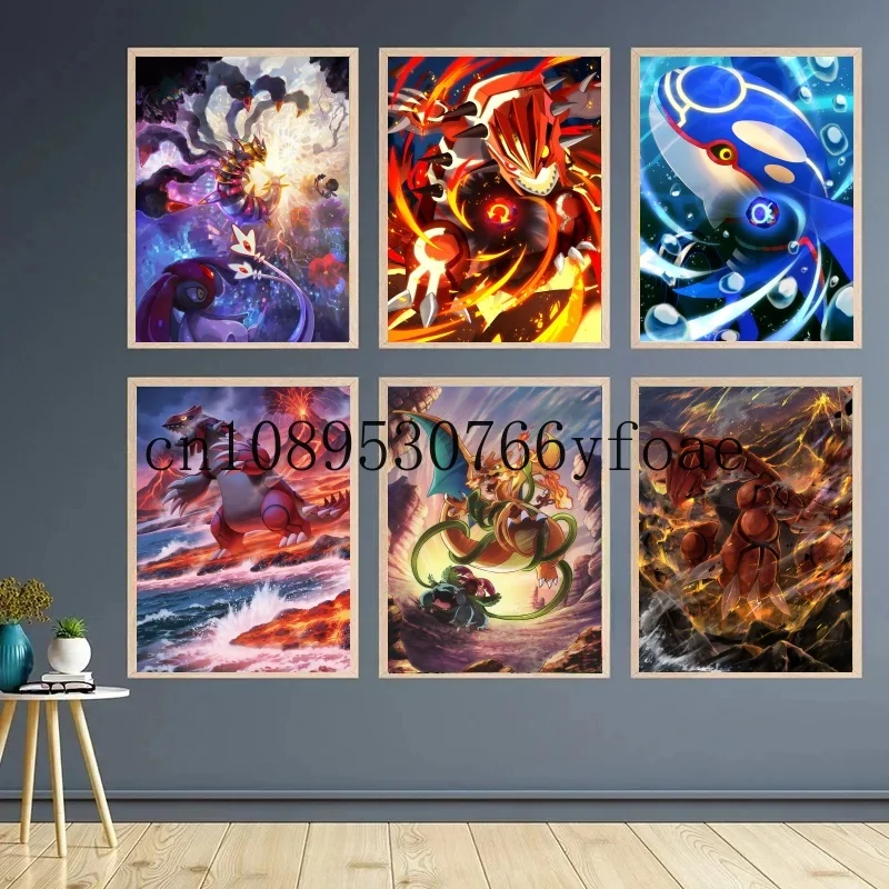 

Japan Anime Pokemon Poster Hd Canvas Prints Home Decoration Paintings for Living Room Poster Canvas Wall Decorative Classic Gift